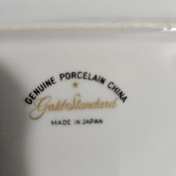 Gold Standard Japan Porcelain Oval Platter Pink Floral 14x10.5" Vintage China - Picture 3 of 3